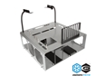 DimasTech® Bench/Test Table EasyXL Metallic Grey